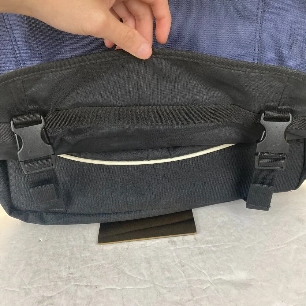 Vintage NIKE Shoulder Laptop Messenger Bag Blue/Black